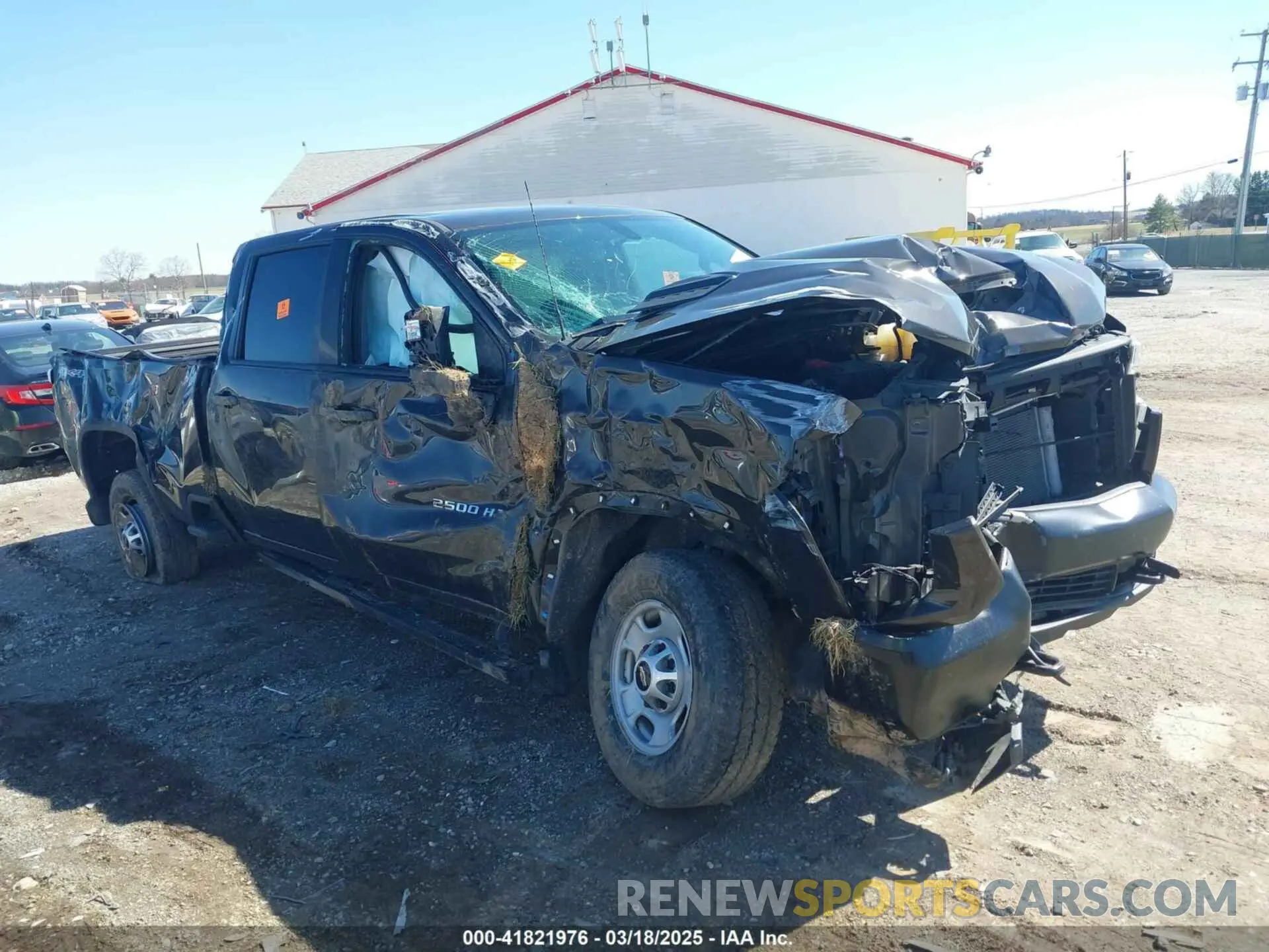 1 Photograph of a damaged car 1GC4YLE75MF112698 CHEVROLET SILVERADO 2500HD 2021