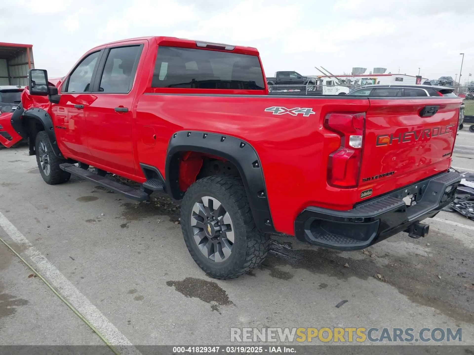 3 Photograph of a damaged car 1GC4YME79MF140428 CHEVROLET SILVERADO 2500HD 2021