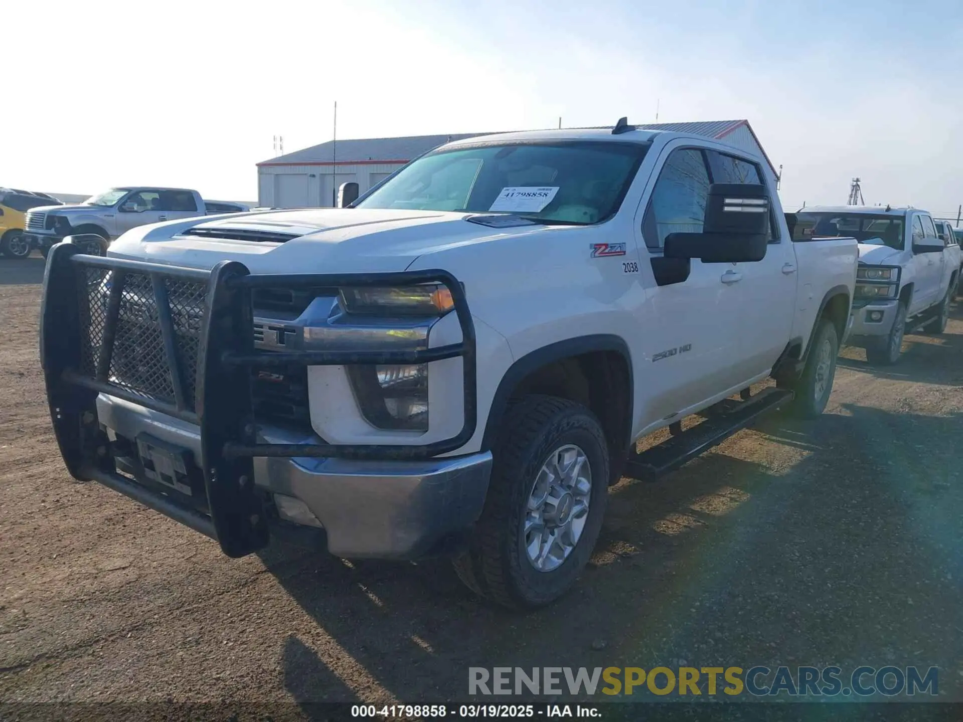 2 Photograph of a damaged car 1GC4YNE76MF134558 CHEVROLET SILVERADO 2500HD 2021