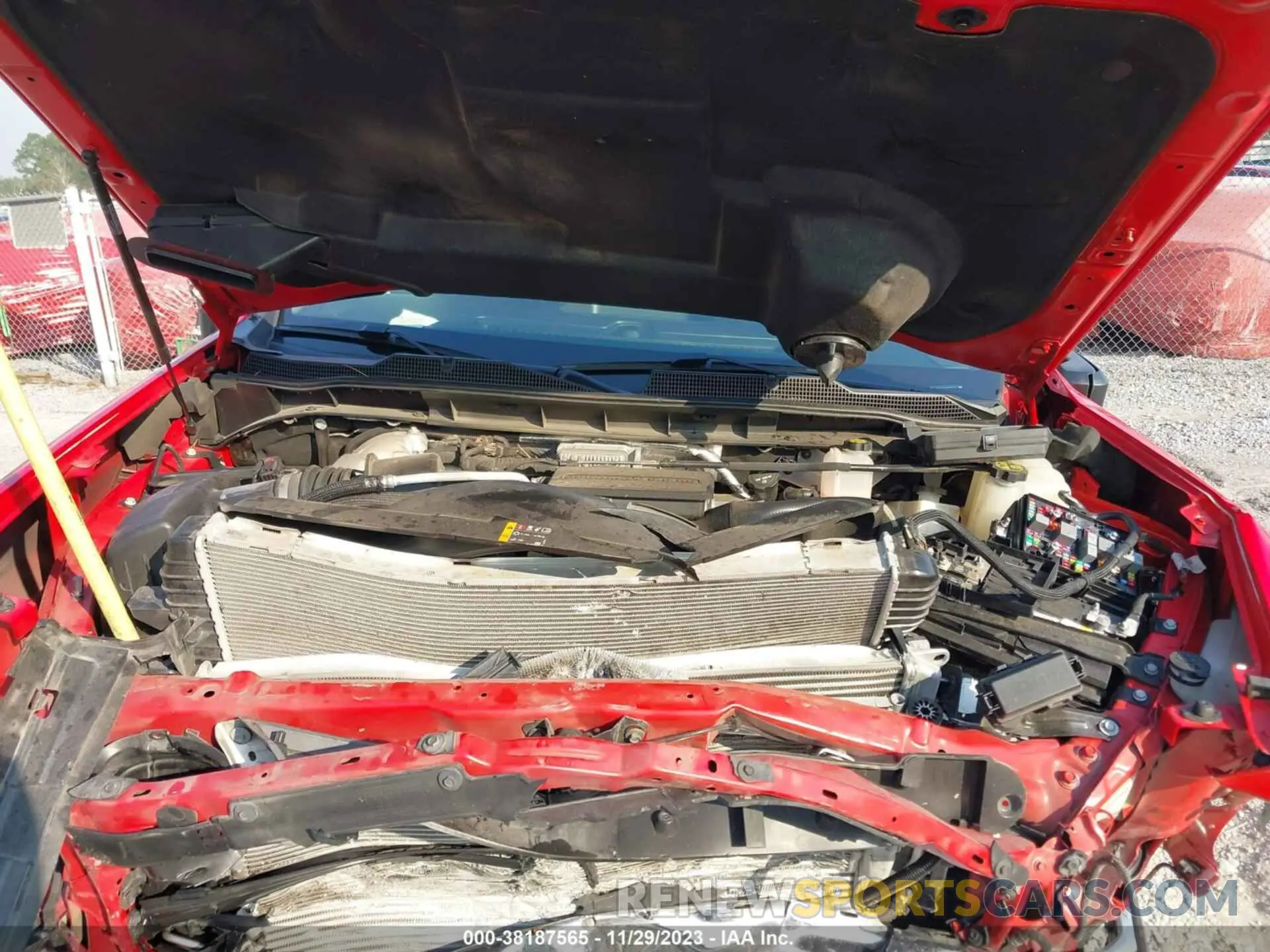 10 Photograph of a damaged car 1GC4YNEY1MF156377 CHEVROLET SILVERADO 2500HD 2021