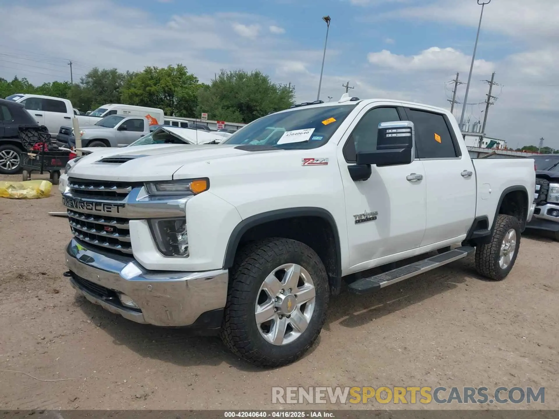 1 Photograph of a damaged car 1GC4YPE73MF237125 CHEVROLET SILVERADO 2500HD 2021