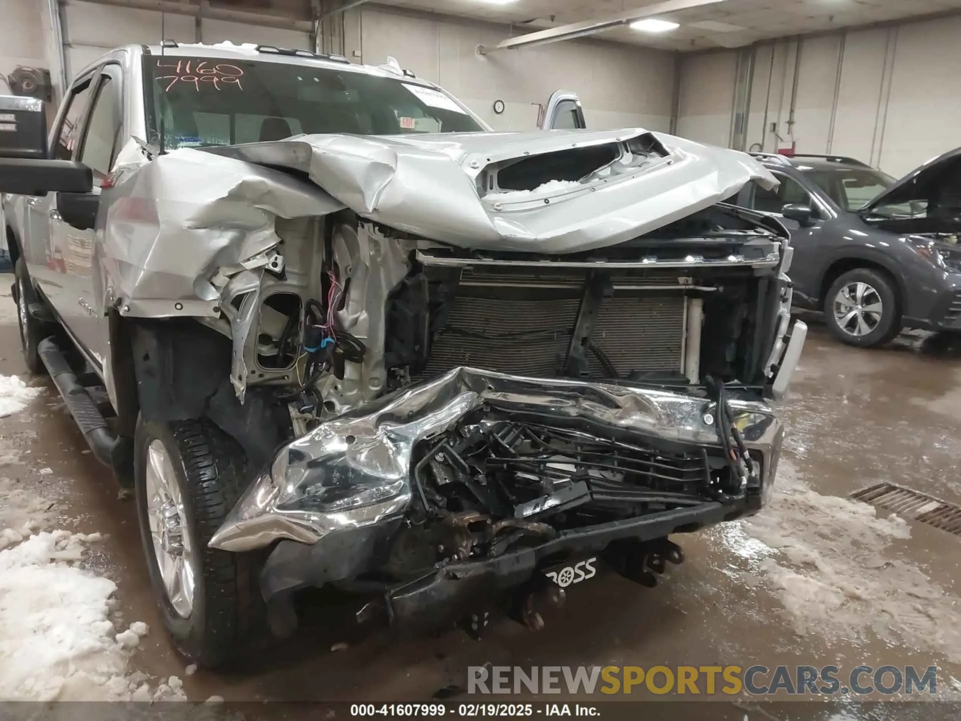 11 Photograph of a damaged car 1GC4YPE74MF249946 CHEVROLET SILVERADO 2500HD 2021