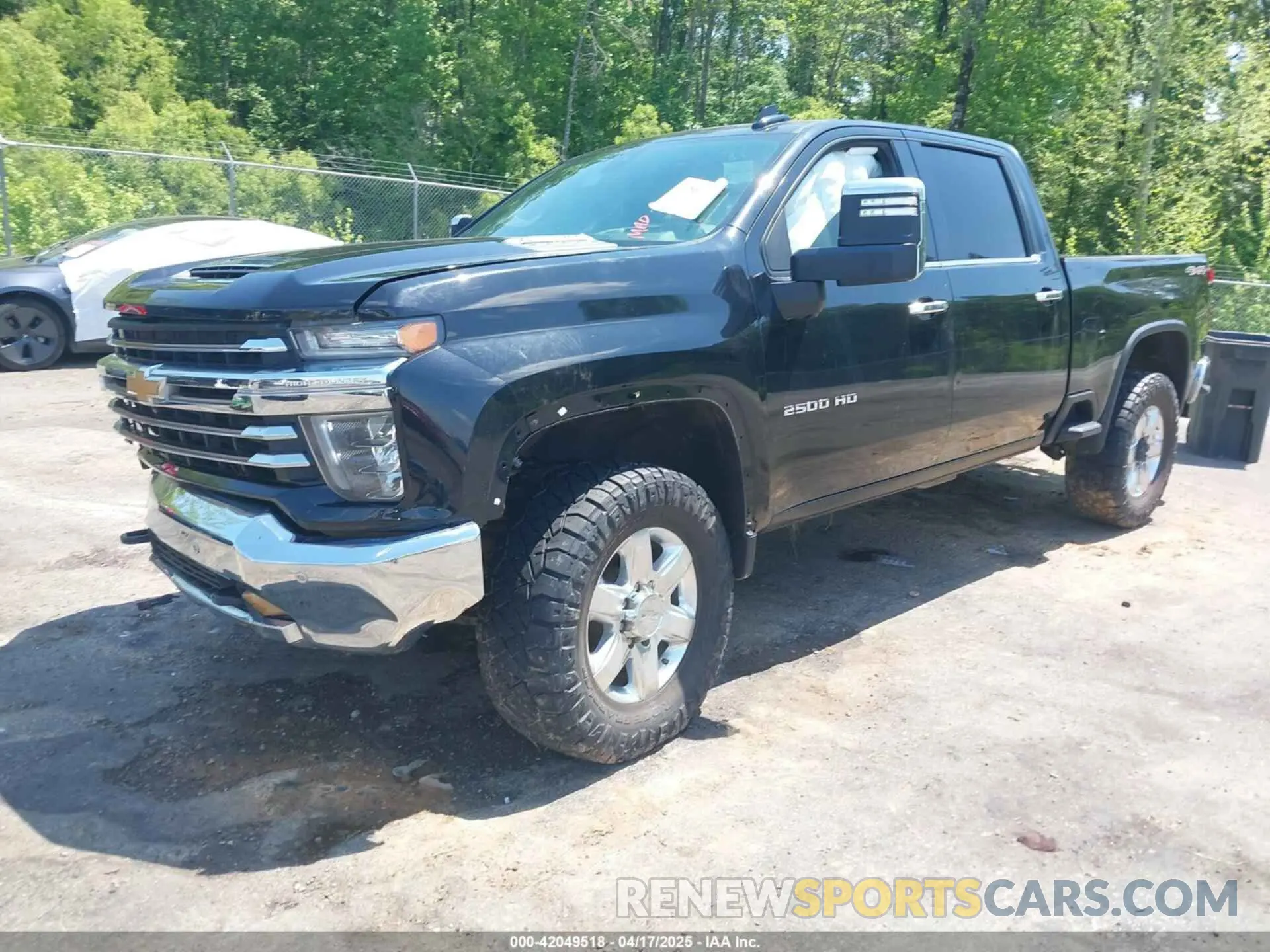 2 Photograph of a damaged car 1GC4YPEY6MF150487 CHEVROLET SILVERADO 2500HD 2021