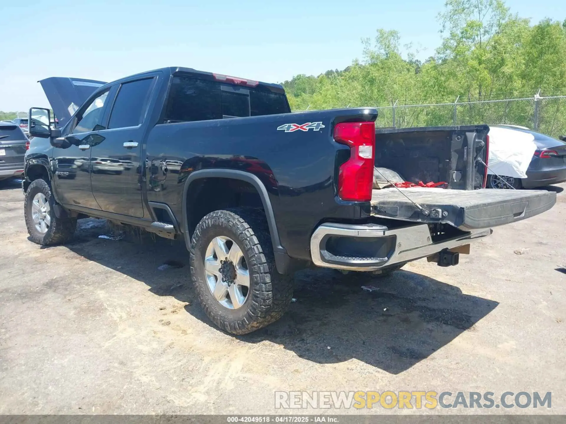 3 Photograph of a damaged car 1GC4YPEY6MF150487 CHEVROLET SILVERADO 2500HD 2021