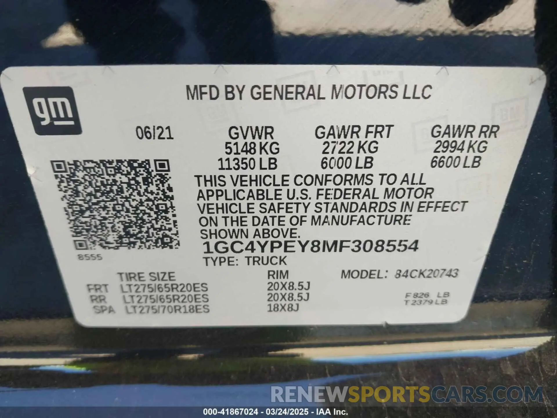 9 Photograph of a damaged car 1GC4YPEY8MF308554 CHEVROLET SILVERADO 2500HD 2021