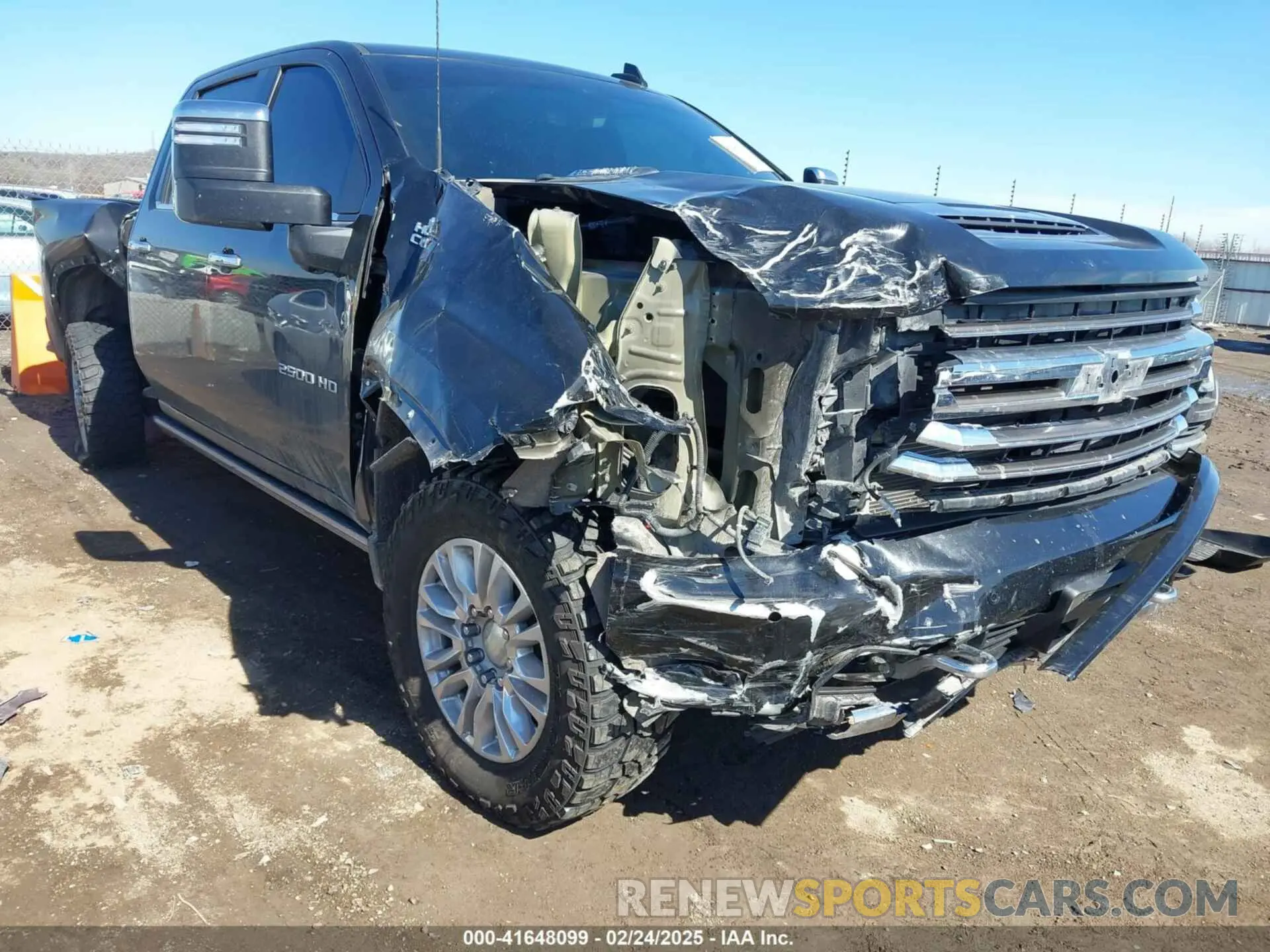 1 Photograph of a damaged car 1GC4YREY2MF211667 CHEVROLET SILVERADO 2500HD 2021