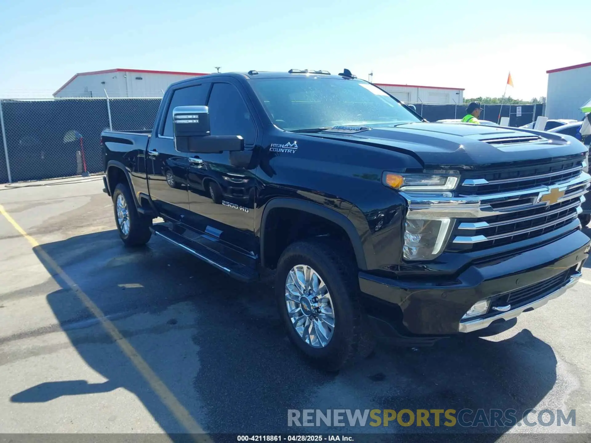 1 Photograph of a damaged car 1GC4YREY7MF208926 CHEVROLET SILVERADO 2500HD 2021