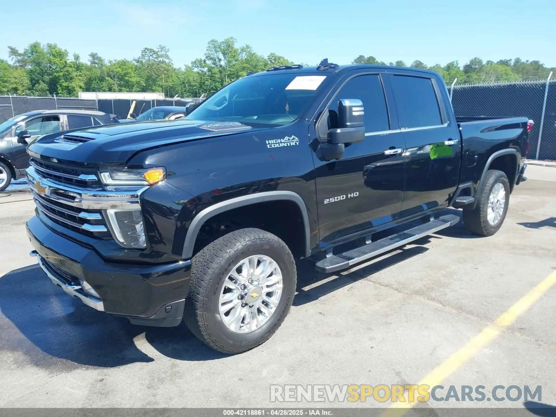 2 Photograph of a damaged car 1GC4YREY7MF208926 CHEVROLET SILVERADO 2500HD 2021