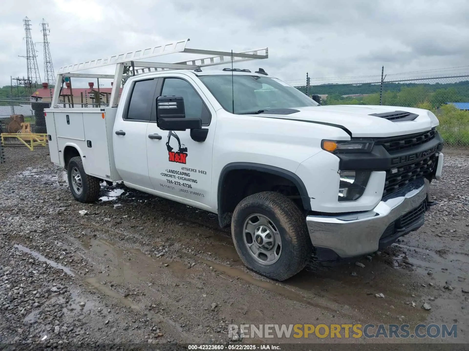 1 Photograph of a damaged car 1GB2YLE73NF247823 CHEVROLET SILVERADO 2500HD 2022