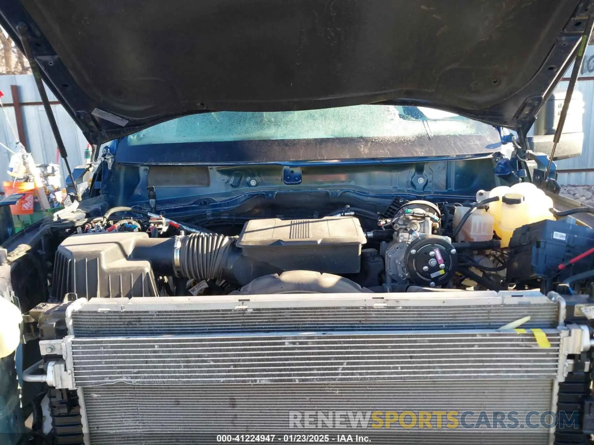 9 Photograph of a damaged car 1GC3YLE79NF326834 CHEVROLET SILVERADO 2500HD 2022