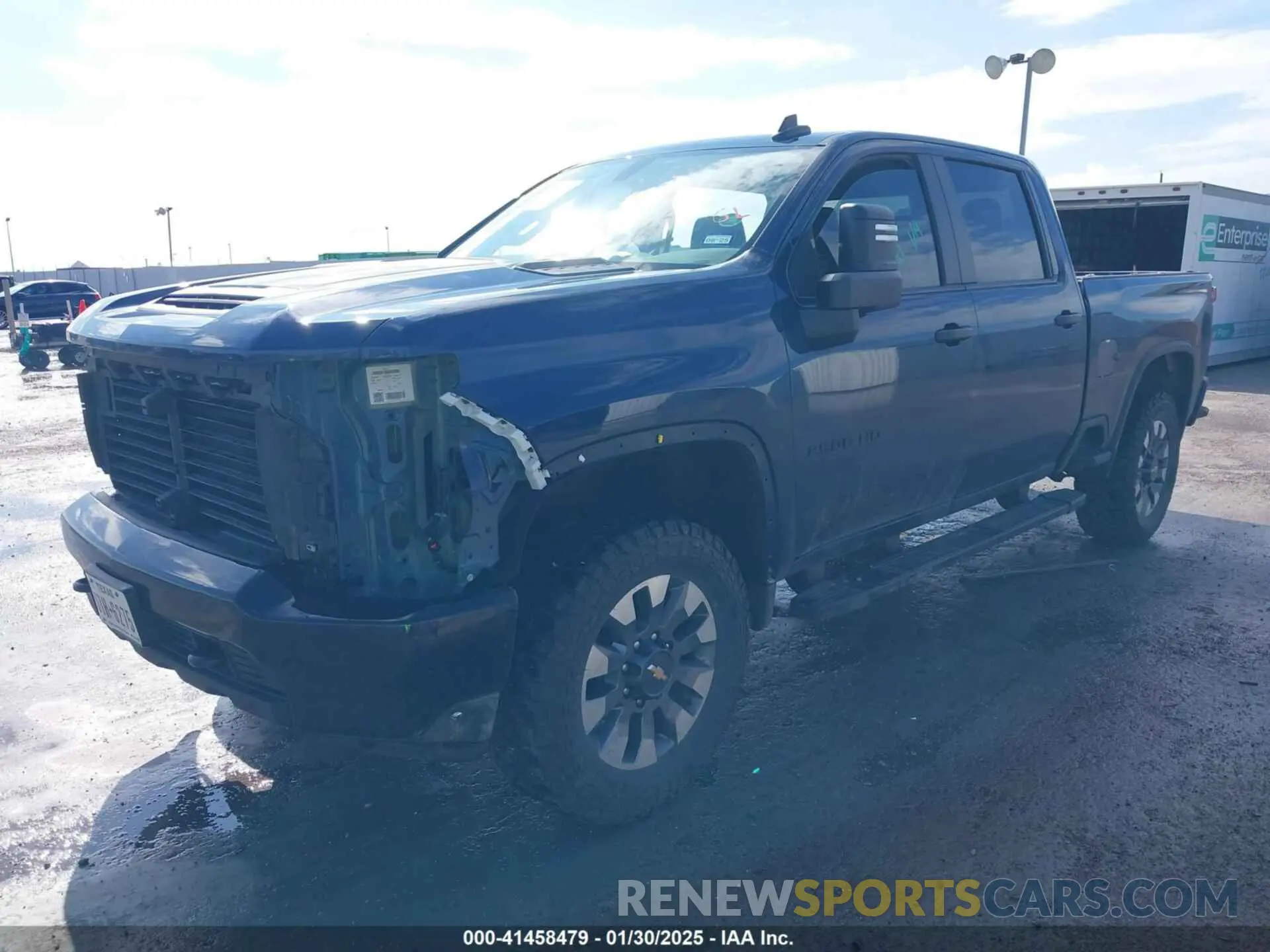 2 Photograph of a damaged car 1GC4YME73NF359998 CHEVROLET SILVERADO 2500HD 2022