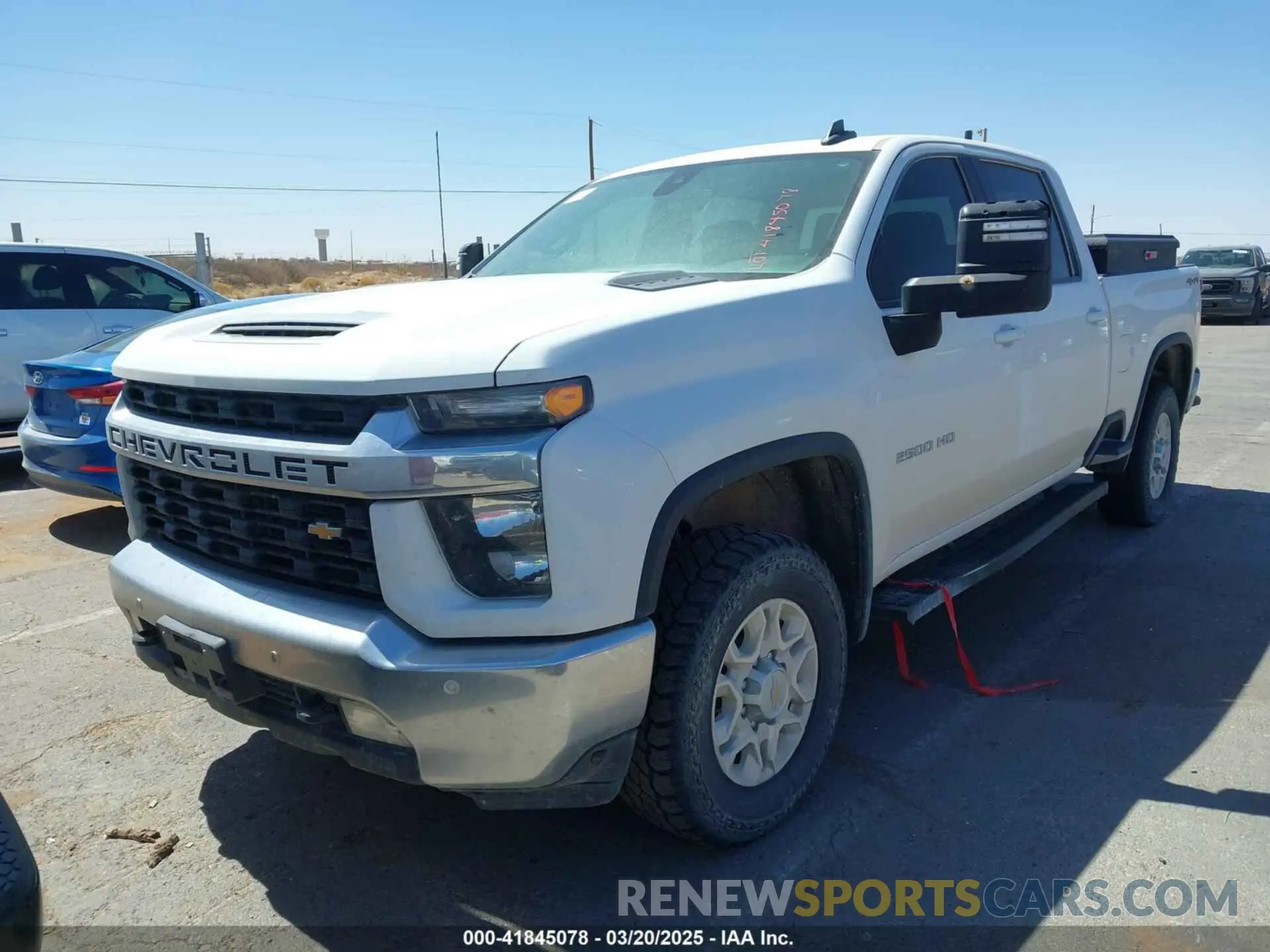 2 Photograph of a damaged car 1GC4YNE73NF179023 CHEVROLET SILVERADO 2500HD 2022