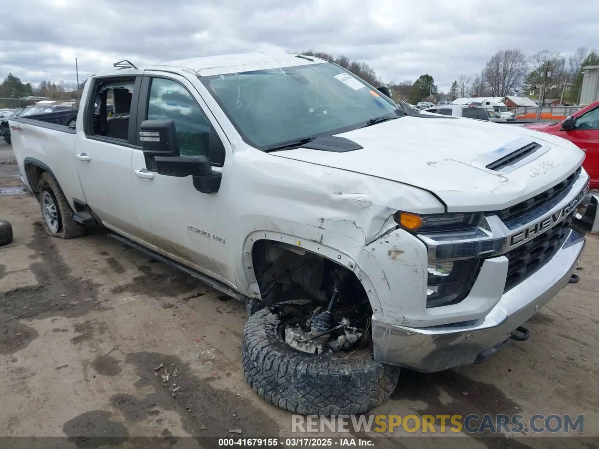 1 Photograph of a damaged car 1GC4YNE77NF237196 CHEVROLET SILVERADO 2500HD 2022