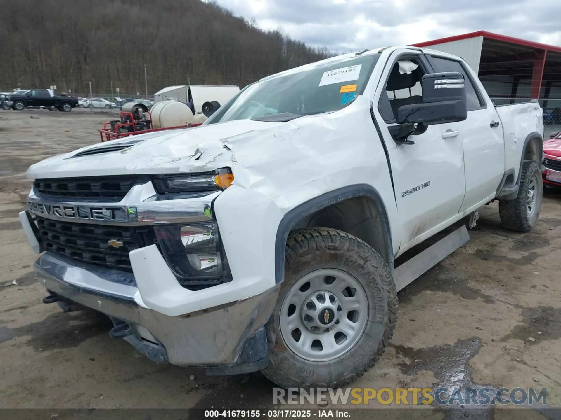 2 Photograph of a damaged car 1GC4YNE77NF237196 CHEVROLET SILVERADO 2500HD 2022