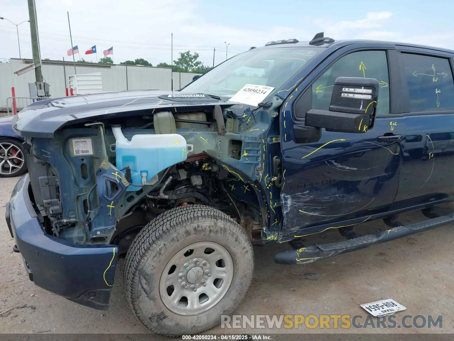 6 Photograph of a damaged car 1GC4YNEY0NF131990 CHEVROLET SILVERADO 2500HD 2022