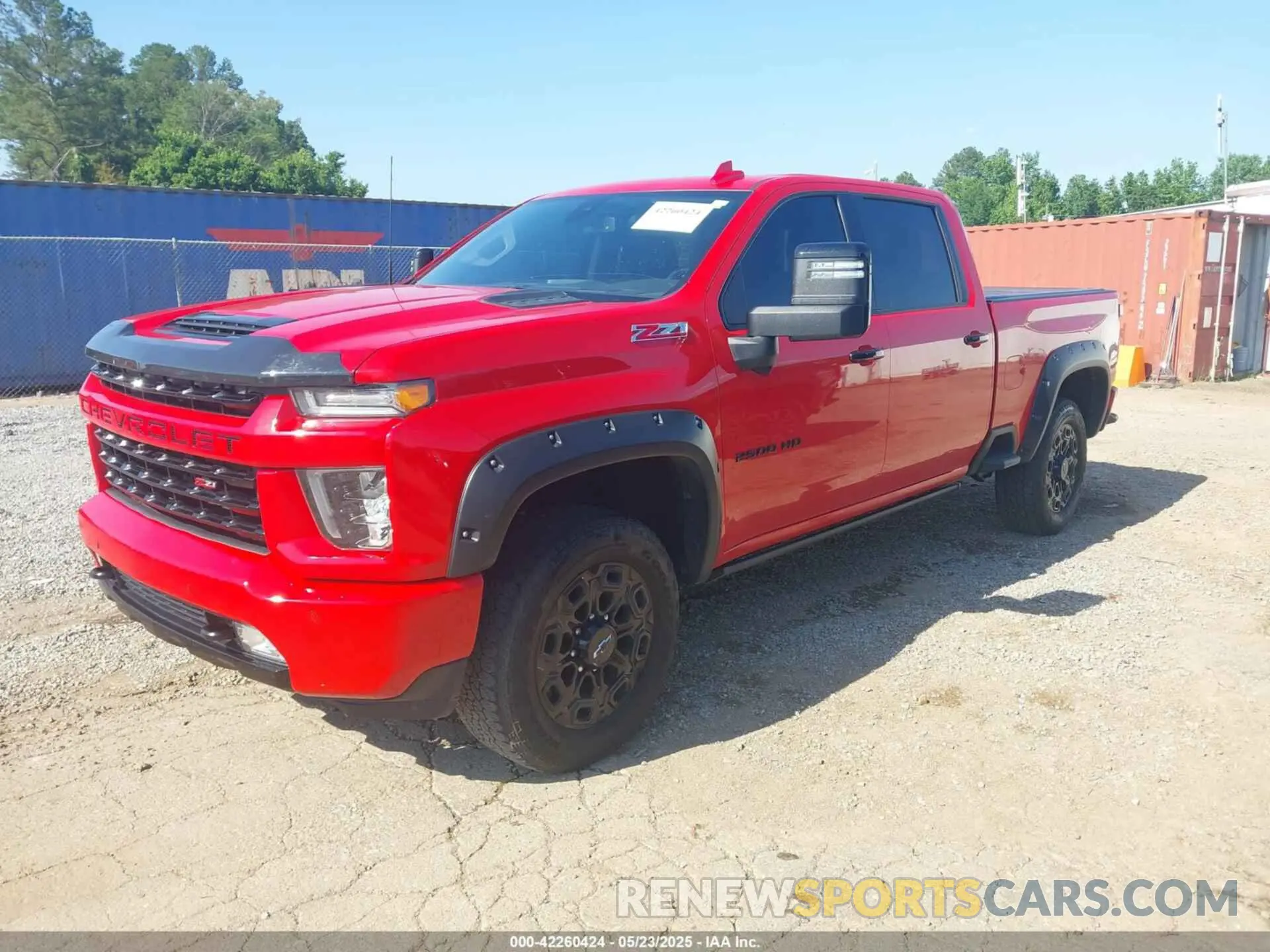 2 Photograph of a damaged car 1GC4YPE70NF266759 CHEVROLET SILVERADO 2500HD 2022