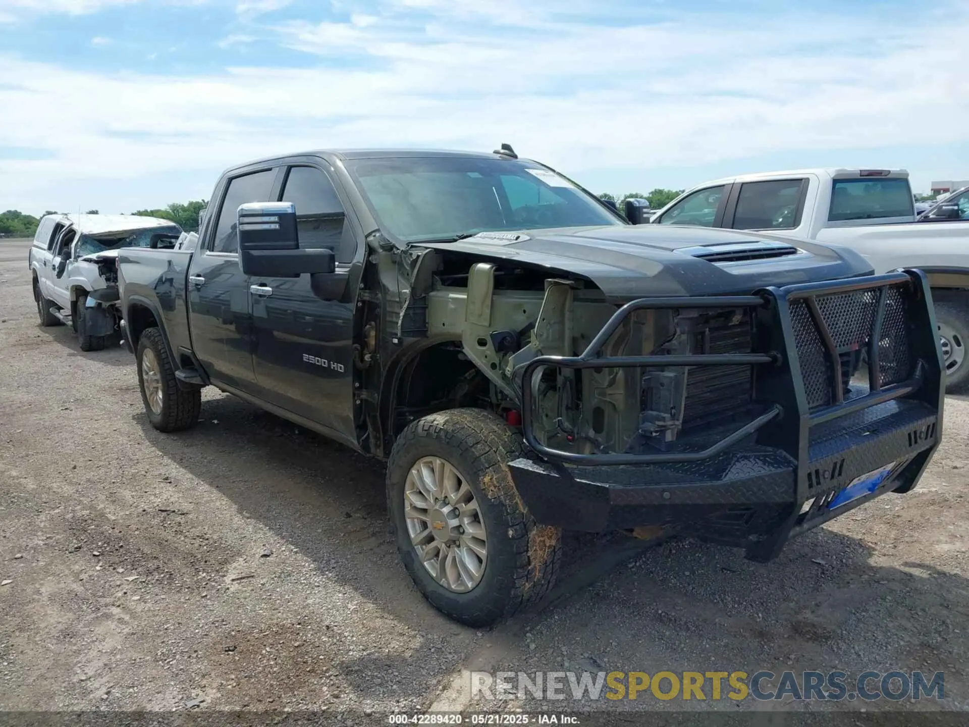 1 Photograph of a damaged car 1GC4YREY9NF143949 CHEVROLET SILVERADO 2500HD 2022