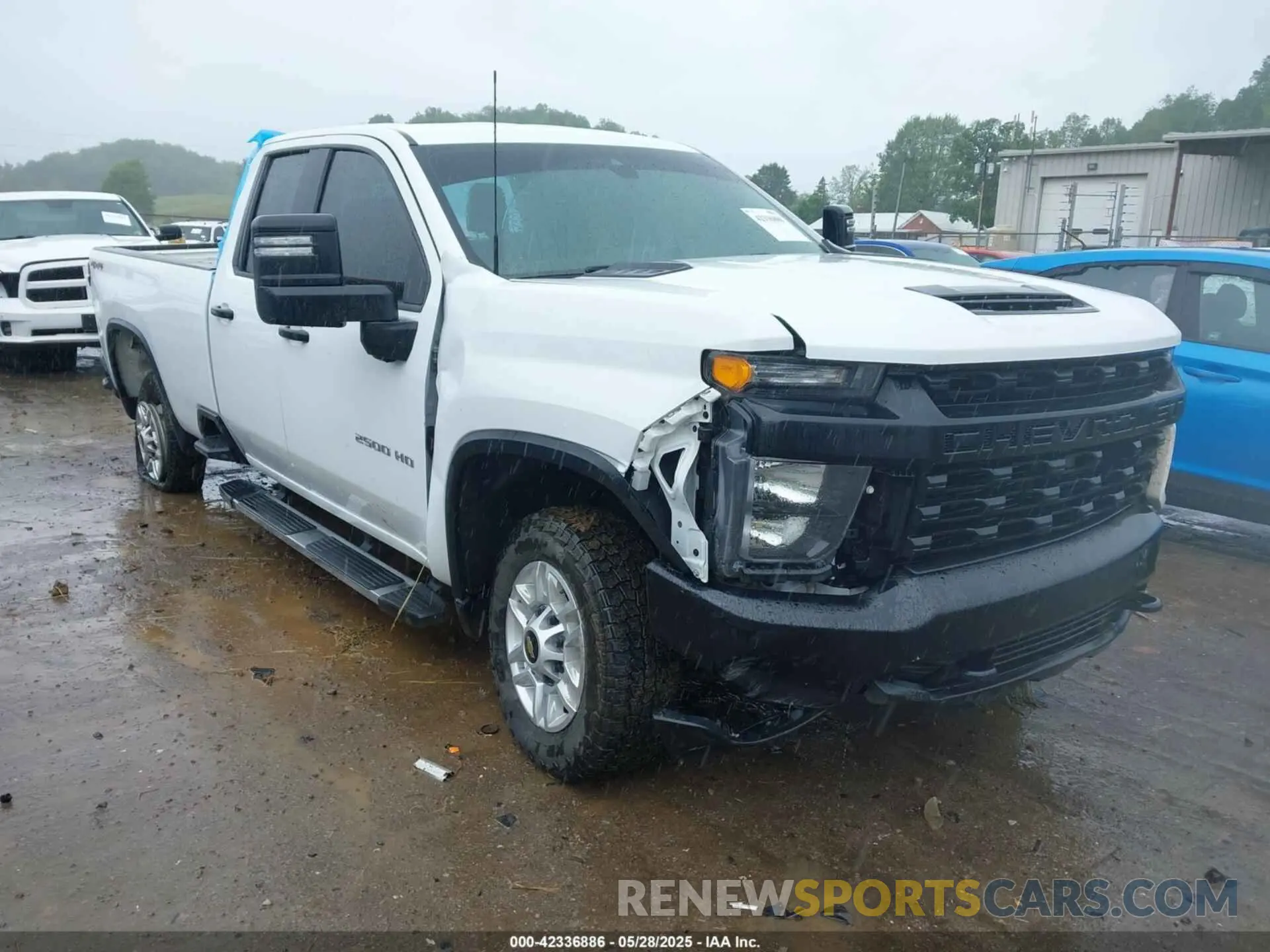 1 Photograph of a damaged car 1GC5YLE78NF282821 CHEVROLET SILVERADO 2500HD 2022