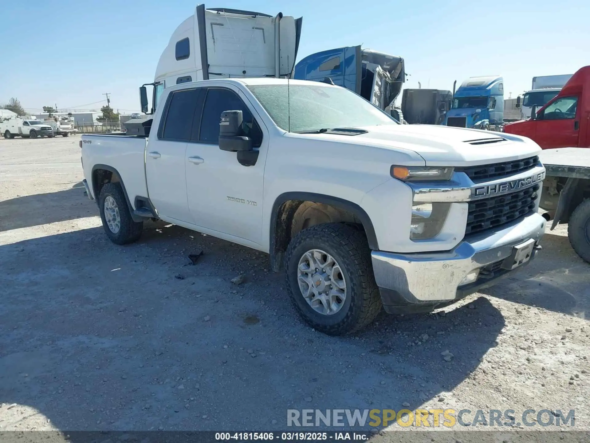 1 Photograph of a damaged car 1GC5YNE71NF328145 CHEVROLET SILVERADO 2500HD 2022