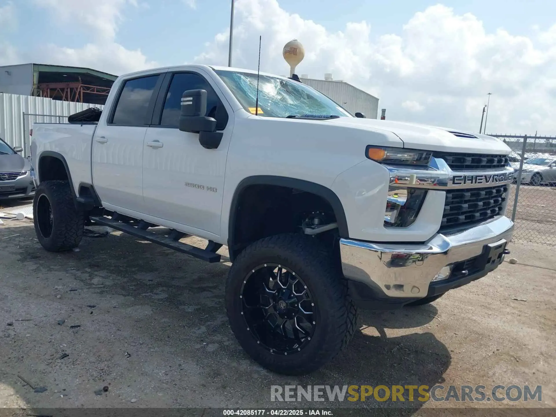 1 Photograph of a damaged car 2GC4WNEY7N1229041 CHEVROLET SILVERADO 2500HD 2022