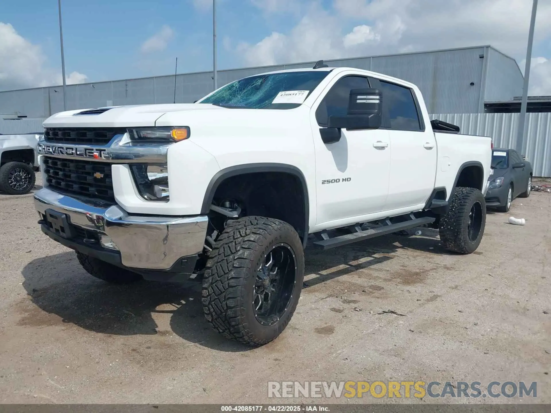 2 Photograph of a damaged car 2GC4WNEY7N1229041 CHEVROLET SILVERADO 2500HD 2022
