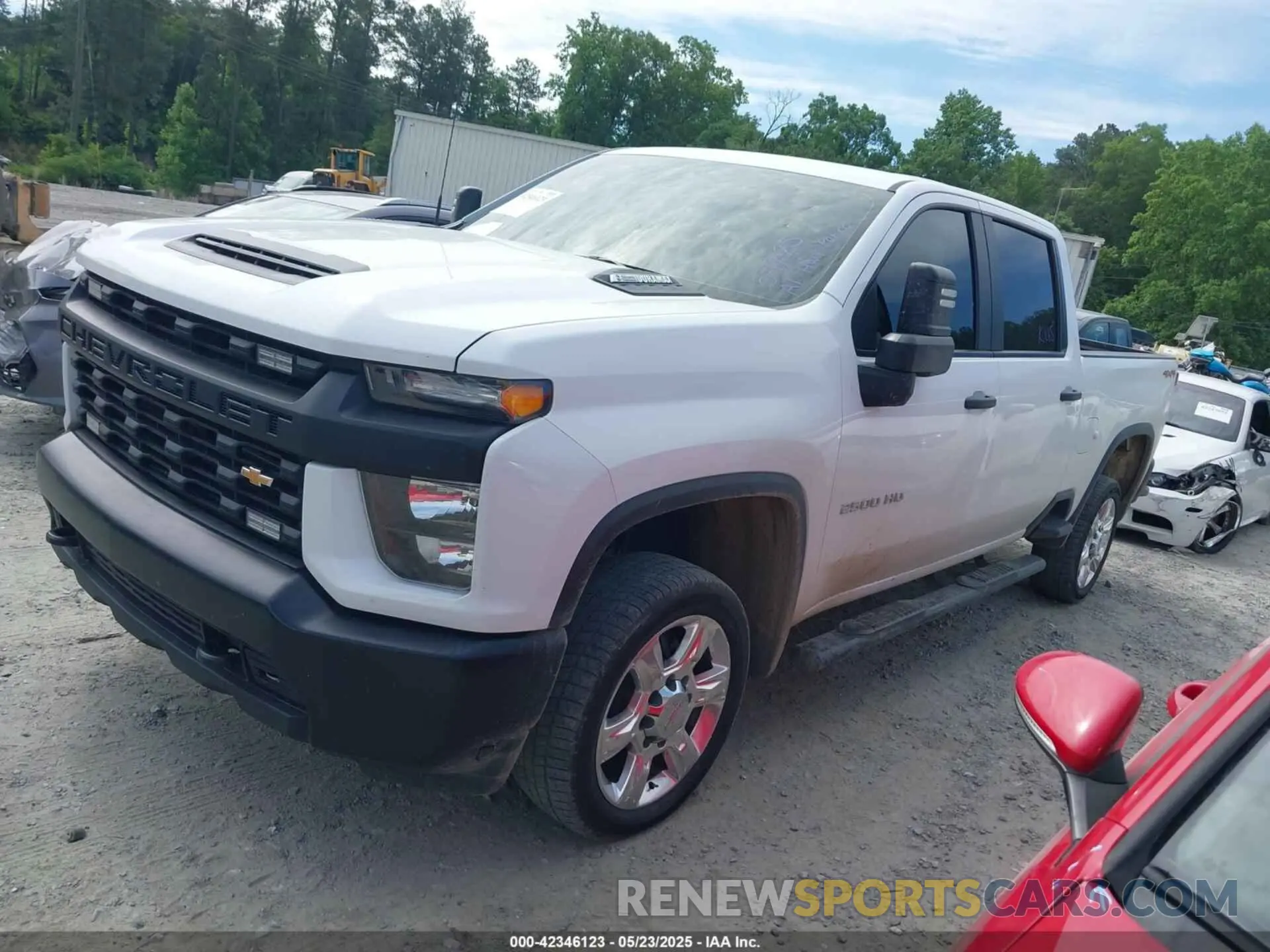 2 Photograph of a damaged car 2GC4YLEY5N1228923 CHEVROLET SILVERADO 2500HD 2022