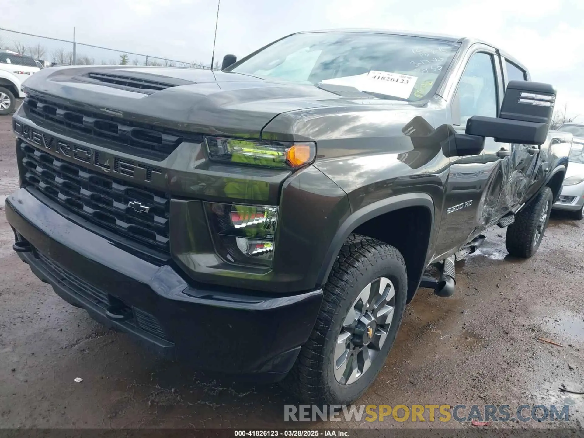 2 Photograph of a damaged car 2GC4YME78N1223955 CHEVROLET SILVERADO 2500HD 2022