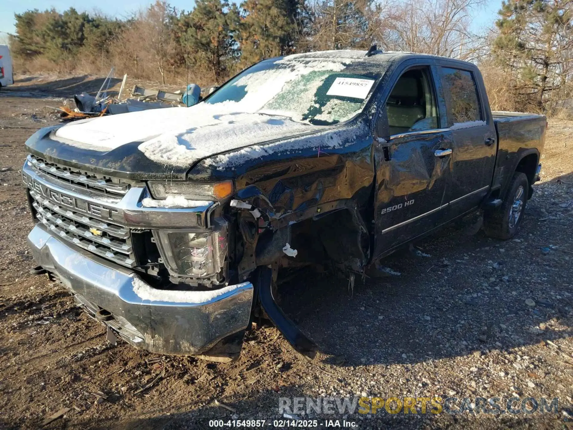 2 Photograph of a damaged car 2GC4YPE77N1218330 CHEVROLET SILVERADO 2500HD 2022
