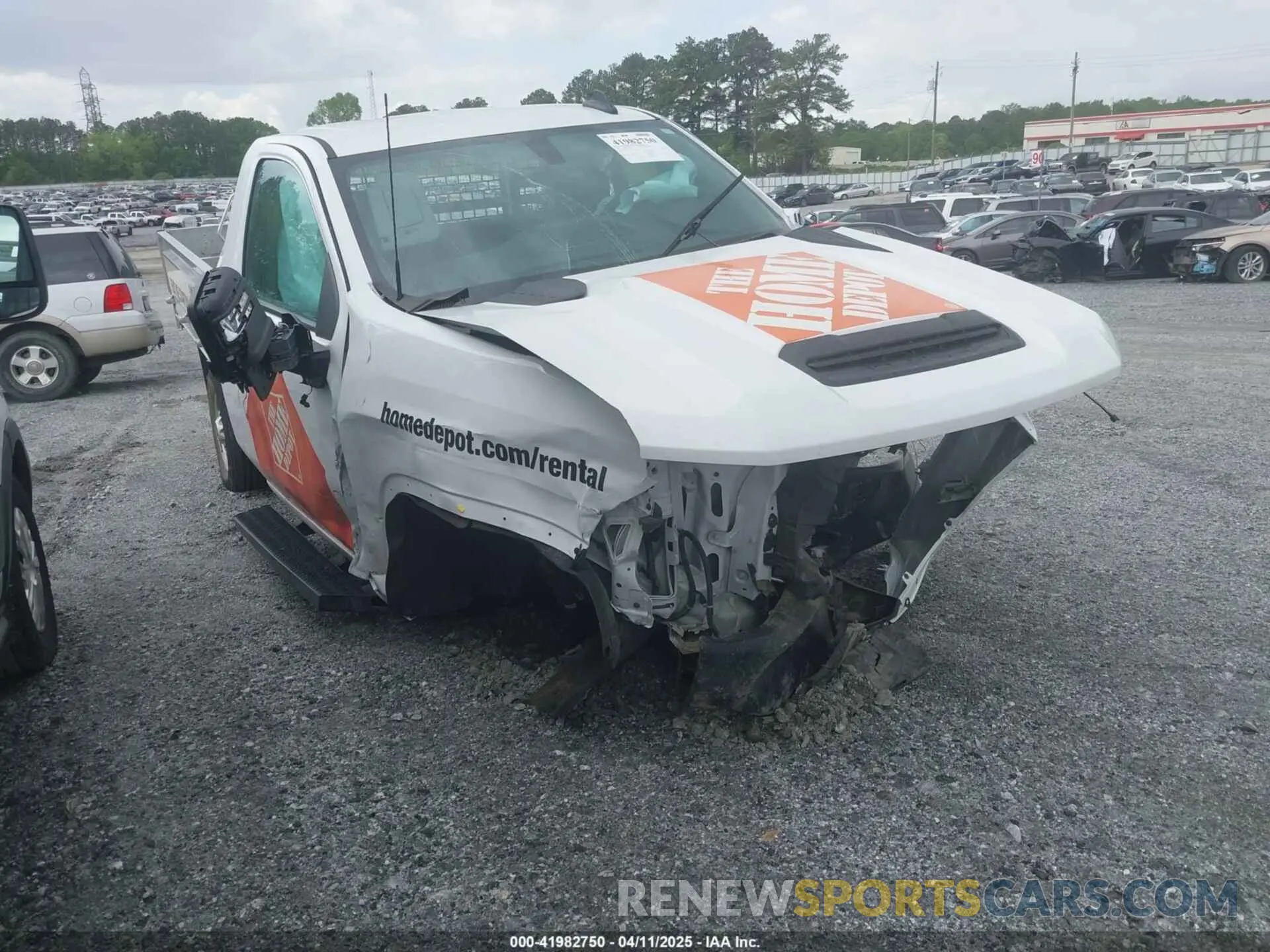 1 Photograph of a damaged car 1GB0WLE70PF233166 CHEVROLET SILVERADO 2500HD 2023