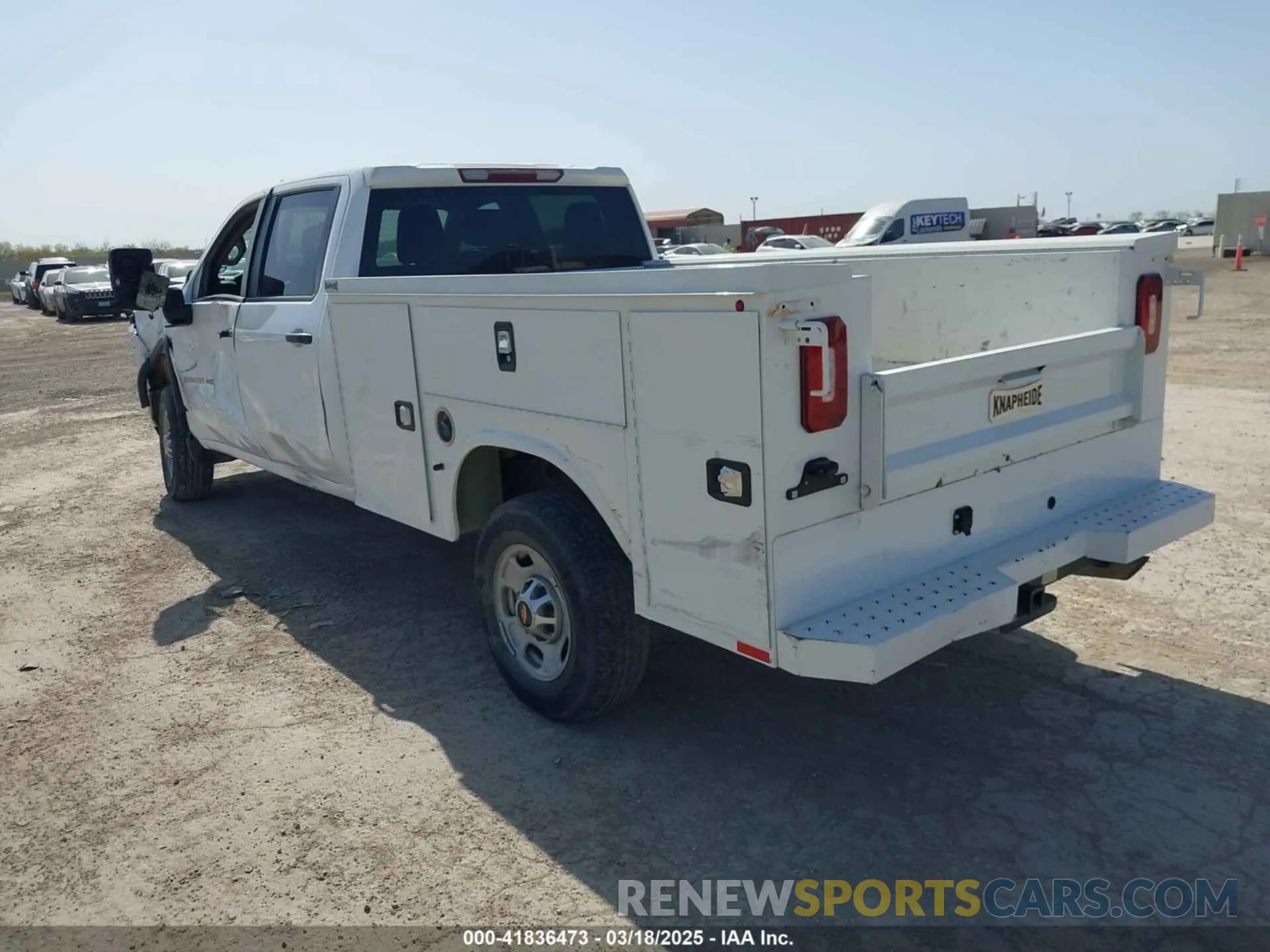 3 Photograph of a damaged car 1GB1WLE77PF170958 CHEVROLET SILVERADO 2500HD 2023