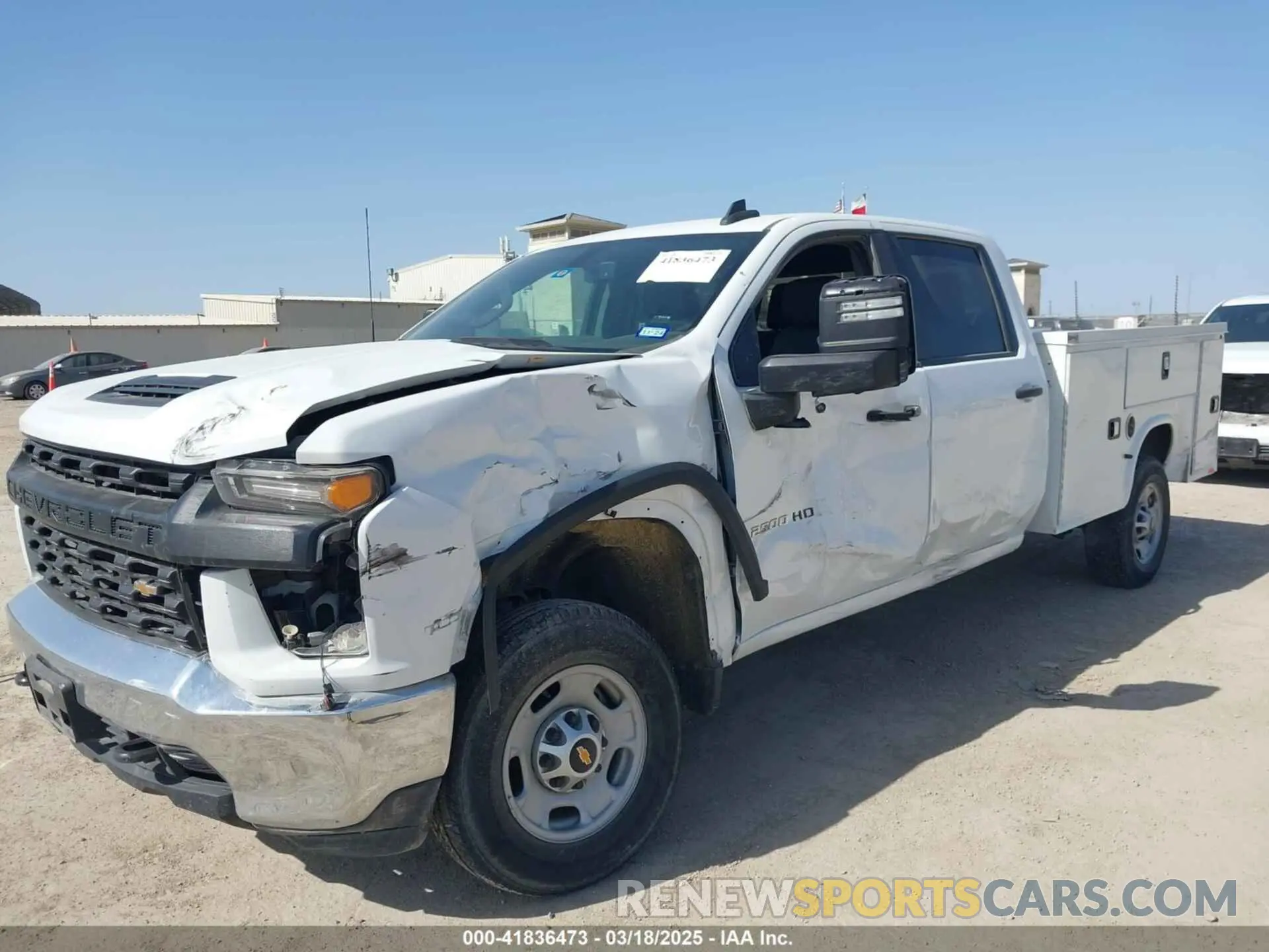 6 Photograph of a damaged car 1GB1WLE77PF170958 CHEVROLET SILVERADO 2500HD 2023