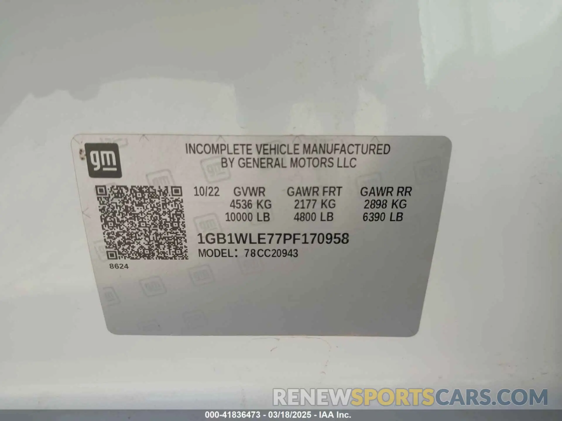 9 Photograph of a damaged car 1GB1WLE77PF170958 CHEVROLET SILVERADO 2500HD 2023