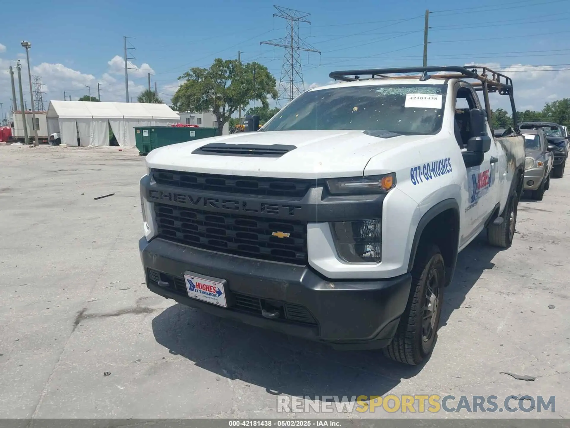 2 Photograph of a damaged car 1GC0WLE75PF234406 CHEVROLET SILVERADO 2500HD 2023