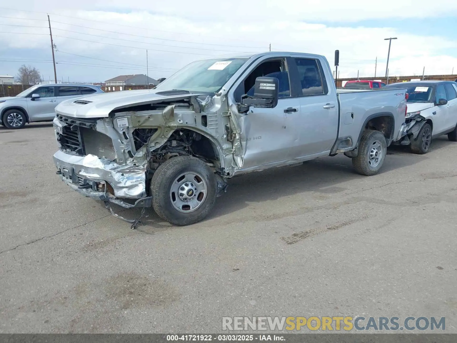 2 Photograph of a damaged car 1GC2YNE71PF213521 CHEVROLET SILVERADO 2500HD 2023