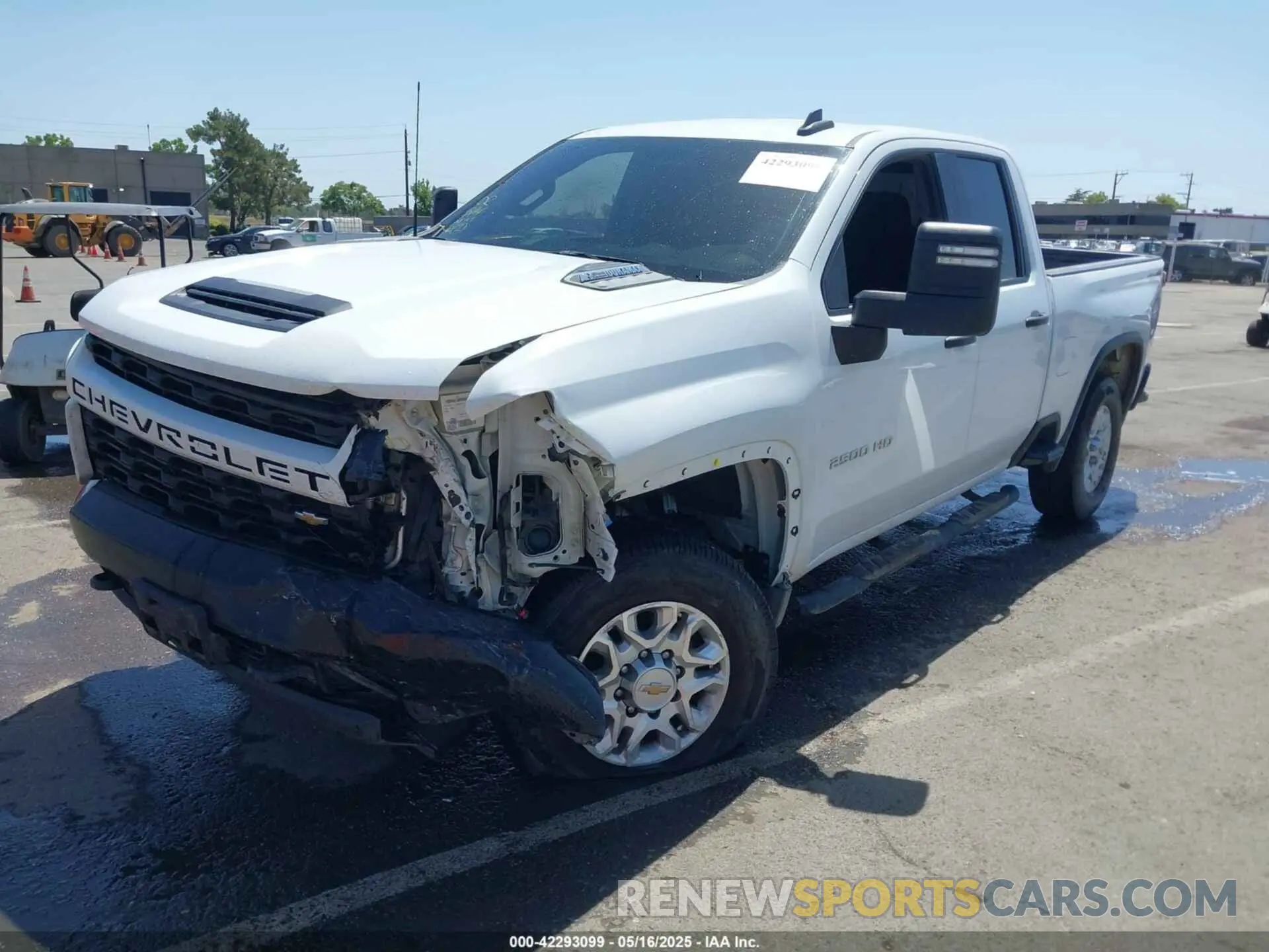 2 Photograph of a damaged car 1GC5YMEY7PF131485 CHEVROLET SILVERADO 2500HD 2023
