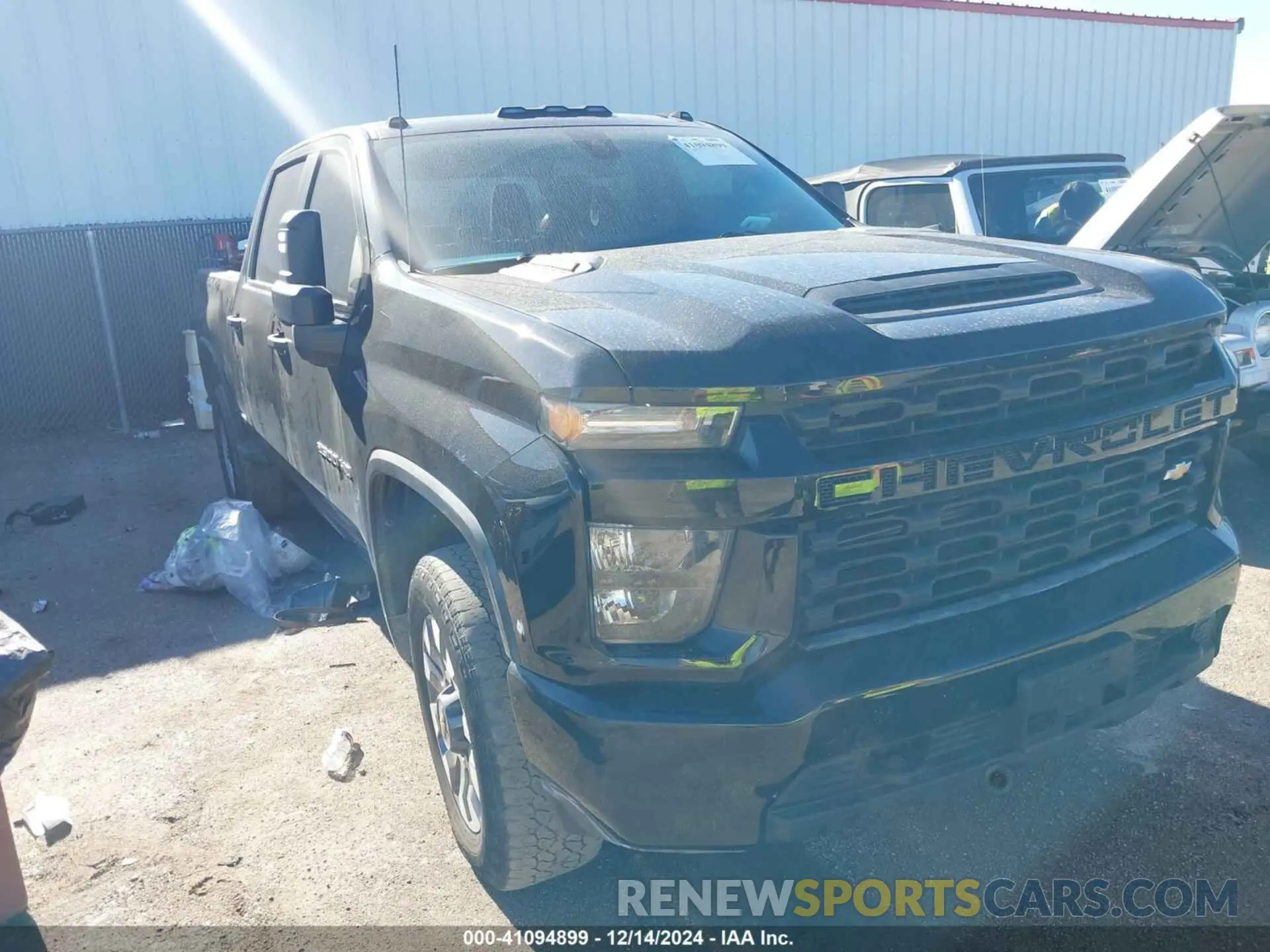 1 Photograph of a damaged car 2GC4YMEY5P1712695 CHEVROLET SILVERADO 2500HD 2023