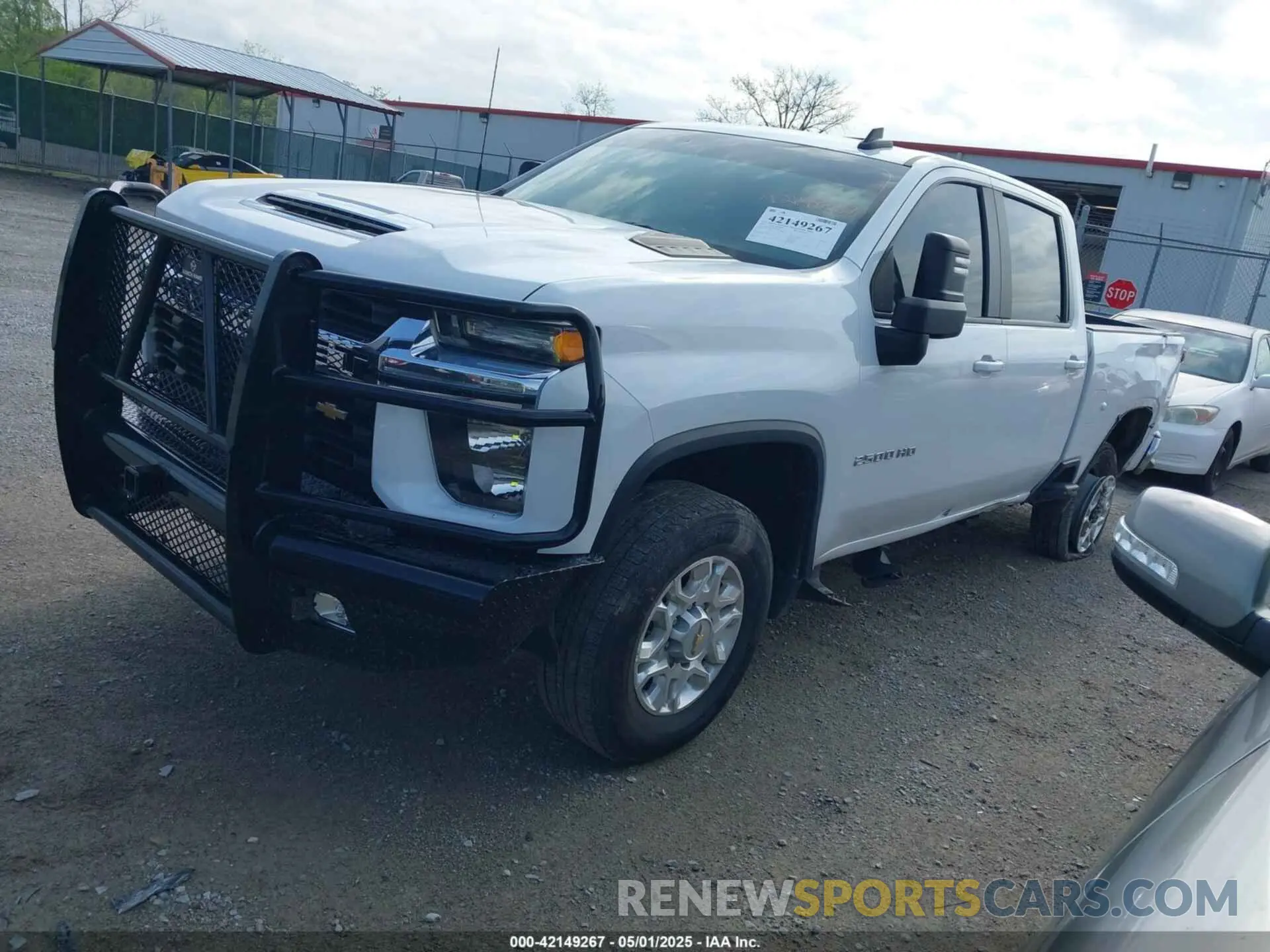 2 Photograph of a damaged car 2GC4YNE70P1730647 CHEVROLET SILVERADO 2500HD 2023