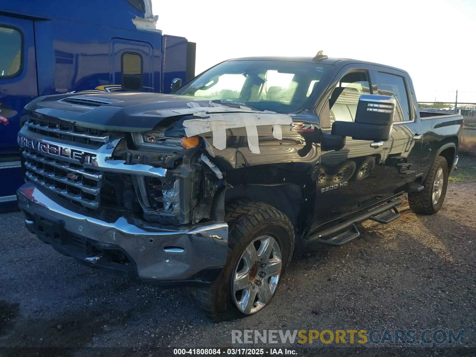 2 Photograph of a damaged car 2GC4YPEY2P1700831 CHEVROLET SILVERADO 2500HD 2023