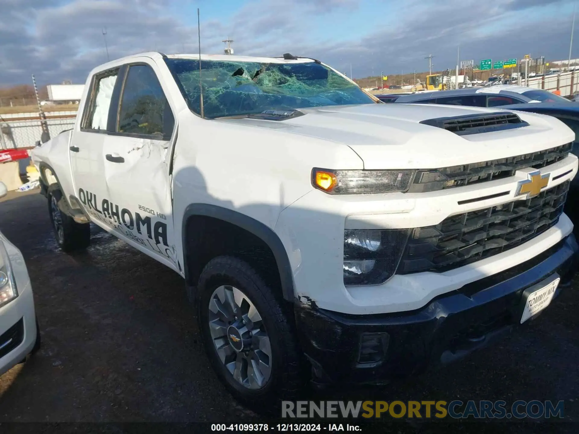 1 Photograph of a damaged car 1GC4YMEY1RF326691 CHEVROLET SILVERADO 2500HD 2024
