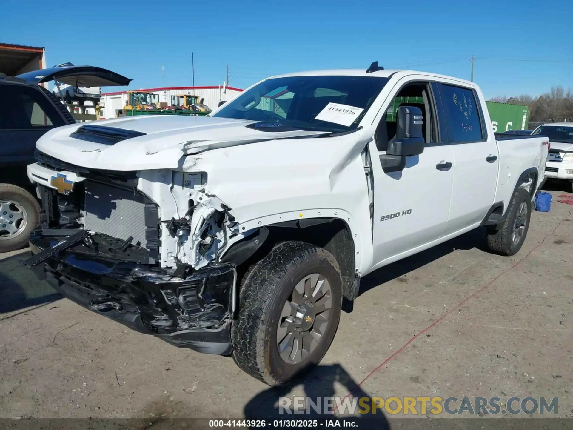 2 Photograph of a damaged car 2GC4YME72R1237002 CHEVROLET SILVERADO 2500HD 2024