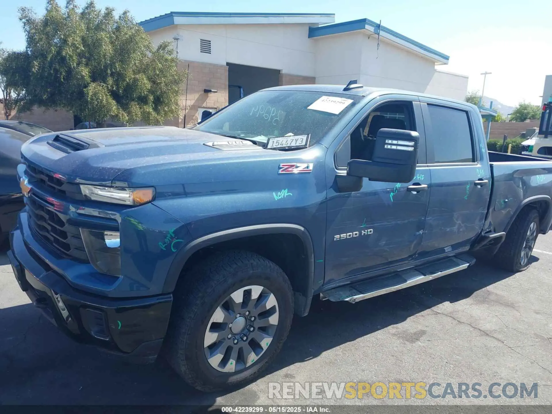 2 Photograph of a damaged car 2GC4YME77R1198889 CHEVROLET SILVERADO 2500HD 2024