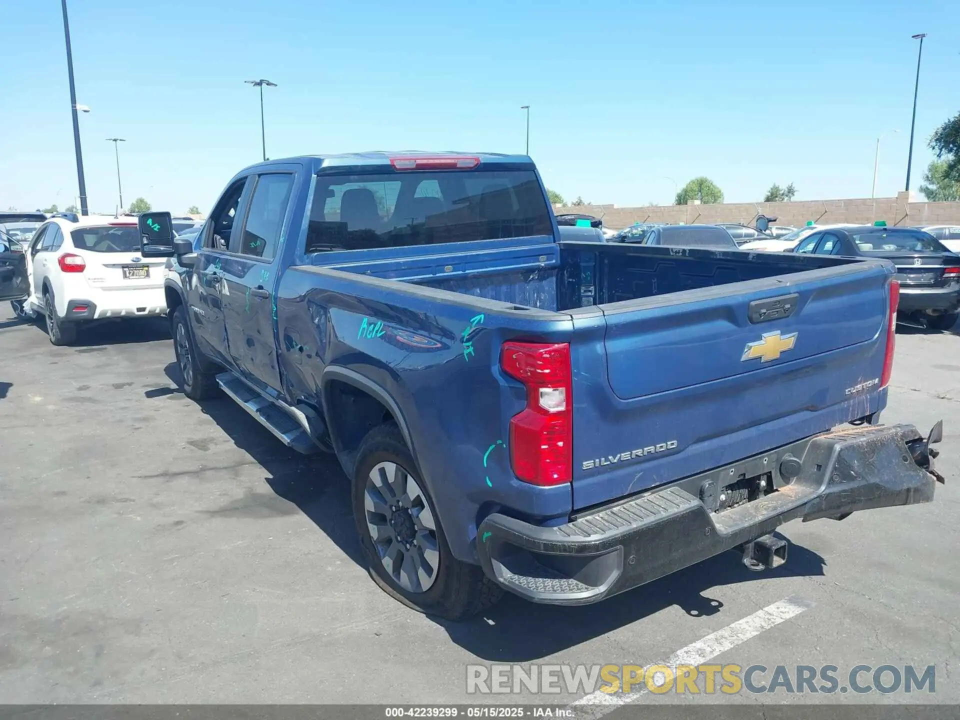3 Photograph of a damaged car 2GC4YME77R1198889 CHEVROLET SILVERADO 2500HD 2024