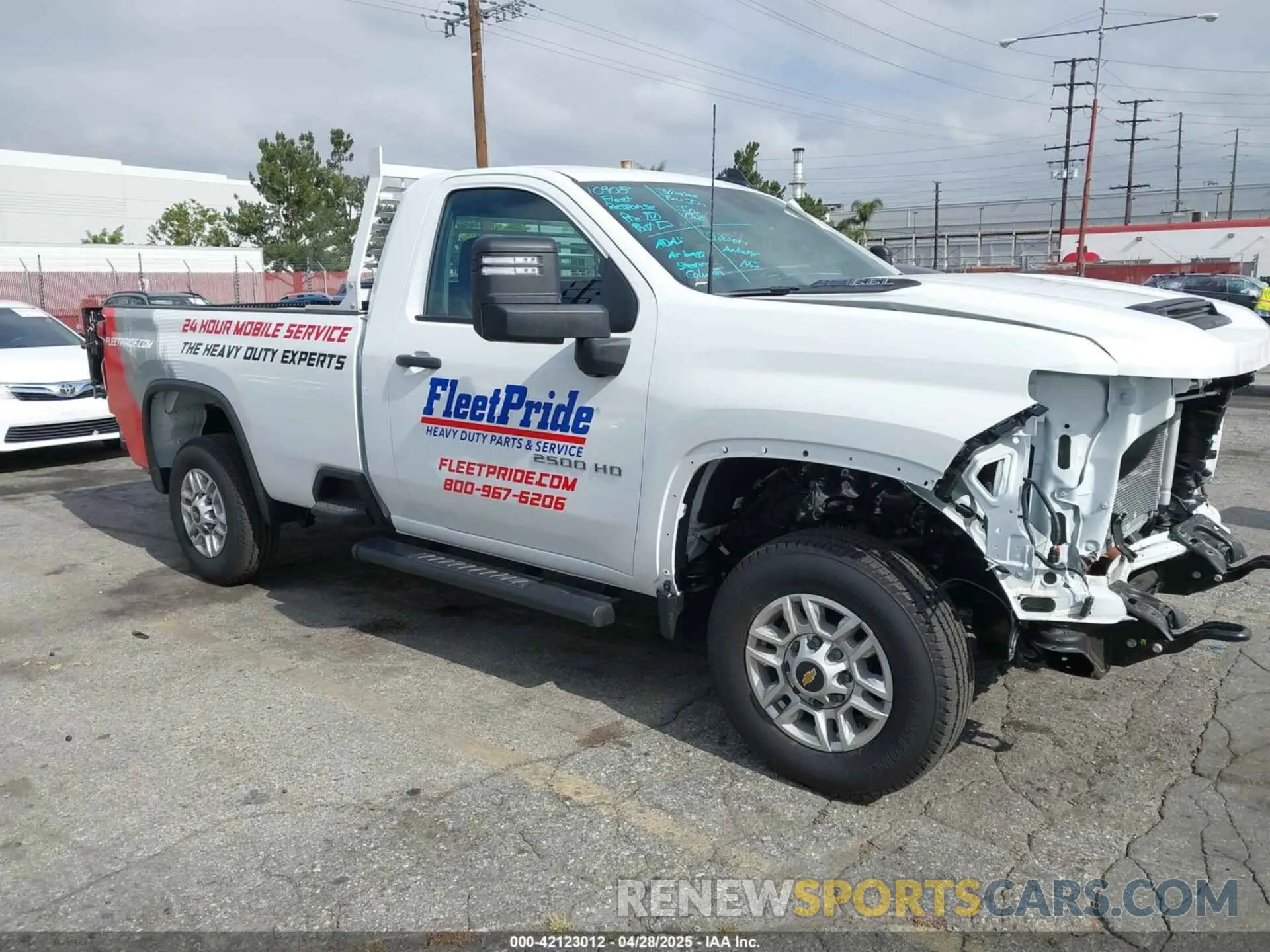 1 Photograph of a damaged car 1GC0ALE71SF210790 CHEVROLET SILVERADO 2500HD 2025