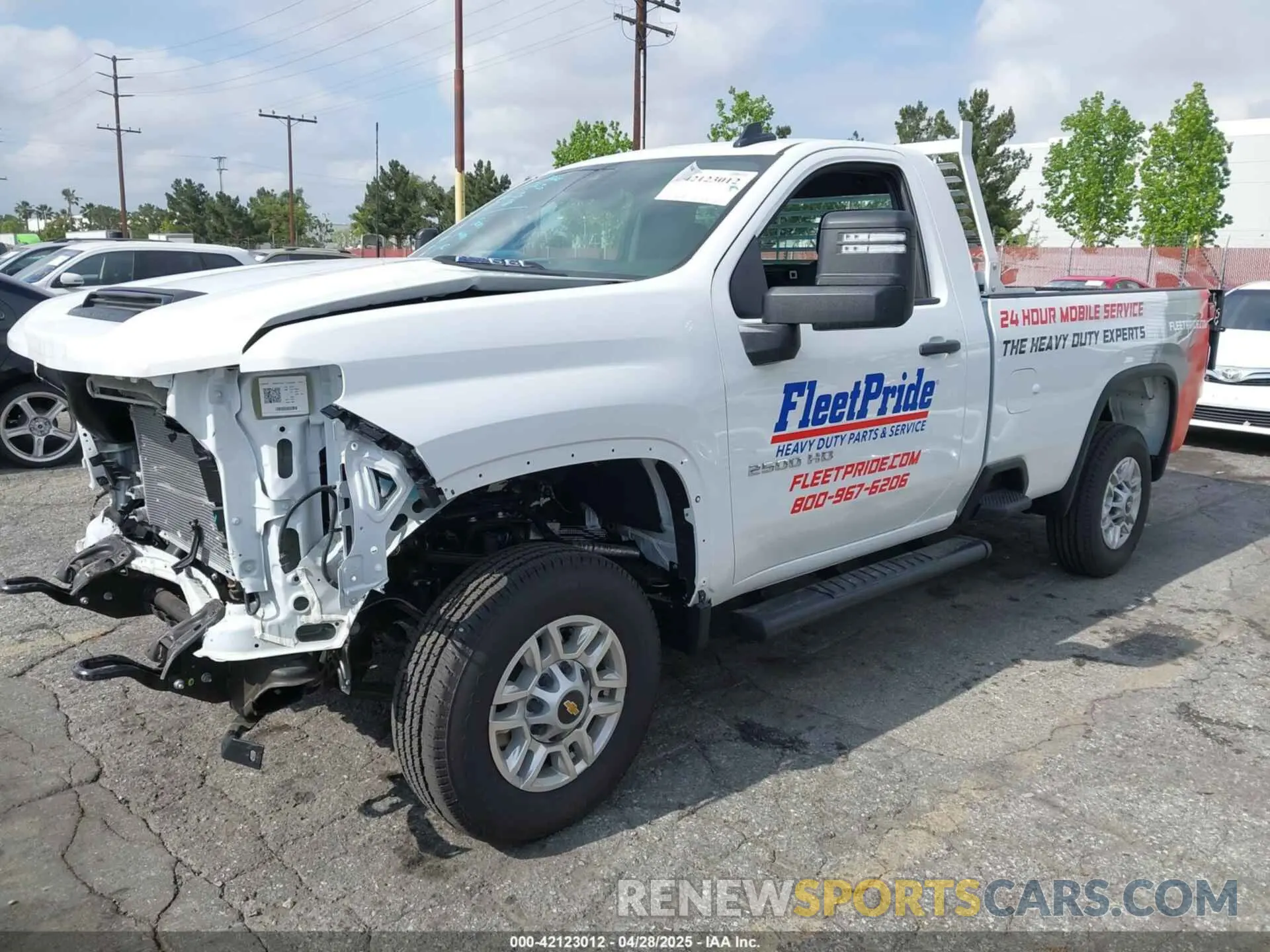2 Photograph of a damaged car 1GC0ALE71SF210790 CHEVROLET SILVERADO 2500HD 2025