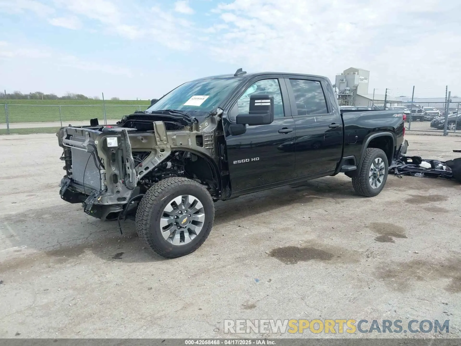 2 Photograph of a damaged car 2GC4KME77S1129188 CHEVROLET SILVERADO 2500HD 2025
