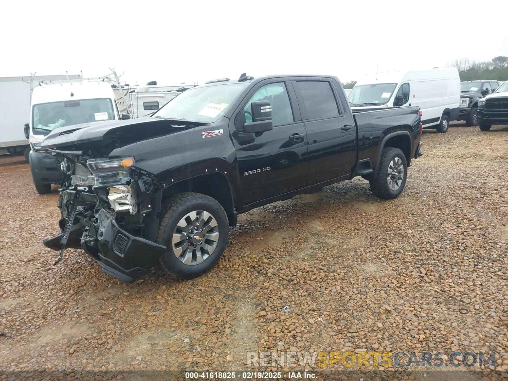 2 Photograph of a damaged car 2GC4KMEY3S1123350 CHEVROLET SILVERADO 2500HD 2025