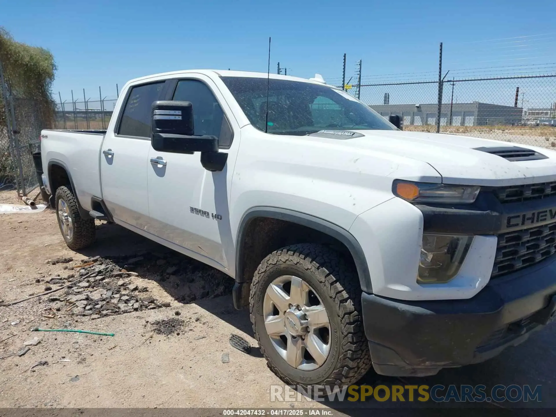 1 Photograph of a damaged car 1GC4YUEY0LF309128 CHEVROLET SILVERADO 3500HD 2020