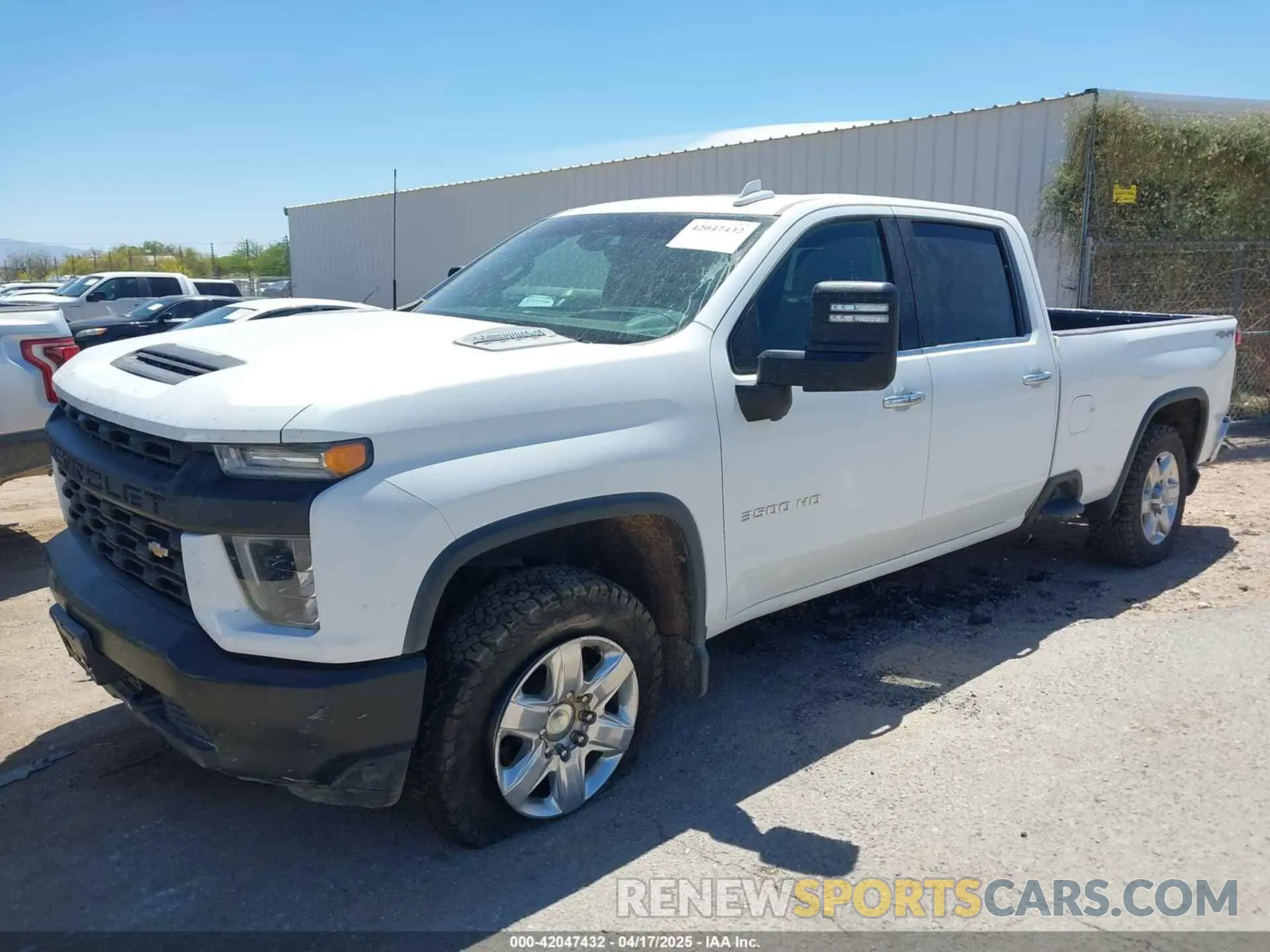 2 Photograph of a damaged car 1GC4YUEY0LF309128 CHEVROLET SILVERADO 3500HD 2020