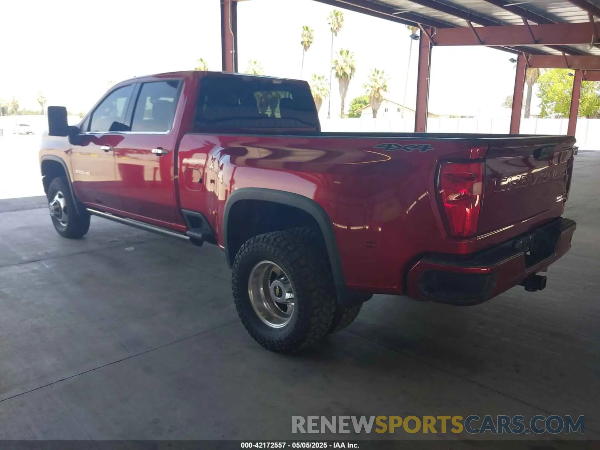 3 Photograph of a damaged car 1GC4YVEYXMF190754 CHEVROLET SILVERADO 3500HD 2021