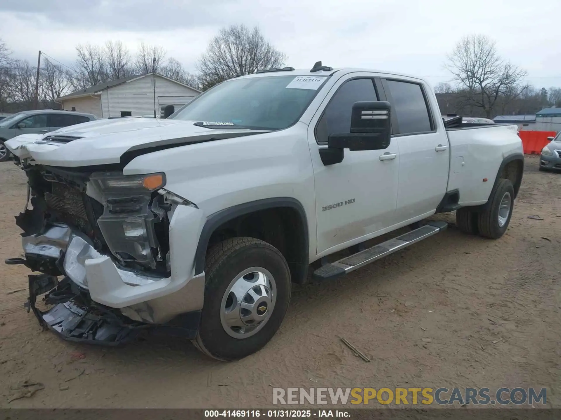 2 Photograph of a damaged car 1GC4YTEY5NF105700 CHEVROLET SILVERADO 3500HD 2022